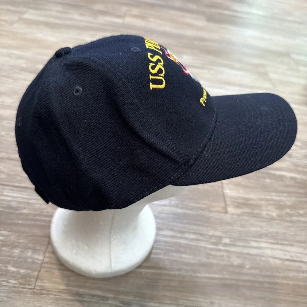 The Corps USS PINCKNEY DDG‎ 91 Logo Blue Baseball Cap Hat One Size